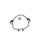 表情で伝えるシマエナガちゃん（個別スタンプ：20）