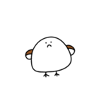 表情で伝えるシマエナガちゃん（個別スタンプ：32）