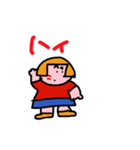 おかっぱのあたしです 5（個別スタンプ：3）