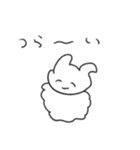 恋人への本音スタンプ2 うさぎ（個別スタンプ：34）