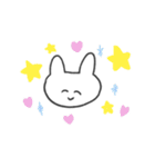 恋人への本音スタンプ2 うさぎ（個別スタンプ：37）