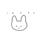 恋人への本音スタンプ2 うさぎ（個別スタンプ：38）