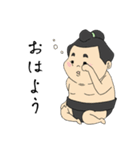 相撲を知らない『おすもうさん』（個別スタンプ：1）