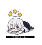 VTuberヤコちゃんSDポーズ集～黒帯字幕版～（個別スタンプ：31）