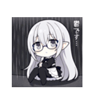 VTuberヤコちゃんSDポーズ集～映画字幕版～（個別スタンプ：35）