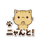 ちびキジトラ☆シンプル（個別スタンプ：20）
