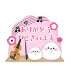 ピアノ・アザラシ/毎年使える♡年末年始4（個別スタンプ：13）