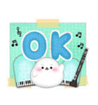 ピアノ・アザラシ/毎年使える♡年末年始4（個別スタンプ：20）