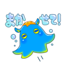 ブルーメンダコちゃん（個別スタンプ：21）