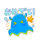 ブルーメンダコちゃん（個別スタンプ：30）