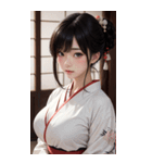 唯美着物の女の子写真2（個別スタンプ：20）