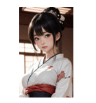 唯美着物の女の子写真2（個別スタンプ：26）