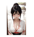 唯美着物の女の子写真2（個別スタンプ：28）