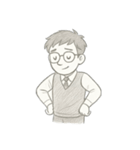 Dr. Sam（スケッチ版）（個別スタンプ：3）