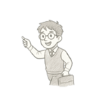 Dr. Sam（スケッチ版）（個別スタンプ：9）