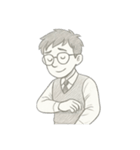 Dr. Sam（スケッチ版）（個別スタンプ：12）