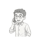 Dr. Sam（スケッチ版）（個別スタンプ：24）