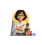 BIMガール Xiaozhu（個別スタンプ：4）