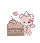 量産系ぬいぐるみスタンプ(ピンクのくま)（個別スタンプ：32）