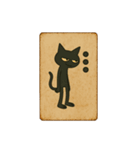 けだる黒猫の英語看板＆ポスタースタンプ（個別スタンプ：27）