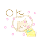 ノムノムチョアヘヨ ポメシ（個別スタンプ：14）