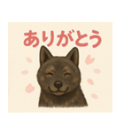 ほんわか甲斐犬（個別スタンプ：7）