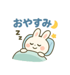 白うさぎのまいにちスタンプ（個別スタンプ：9）