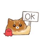 あつあつ！たこ焼き犬（個別スタンプ：27）