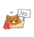 あつあつ！たこ焼き犬（個別スタンプ：28）