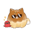 あつあつ！たこ焼き犬（個別スタンプ：31）