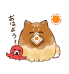あつあつ！たこ焼き犬（個別スタンプ：34）