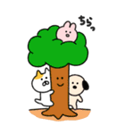 いぬぴ・ねこぴ・うさぴの、ほのぼの日和（個別スタンプ：6）