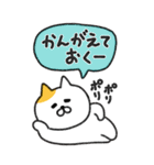 いぬぴ・ねこぴ・うさぴの、ほのぼの日和（個別スタンプ：16）