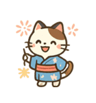 にゃんこフレンズのまいにちスタンプ（個別スタンプ：40）