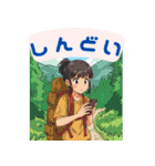 スマホ女子の日常使い（個別スタンプ：24）