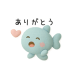 海のなかまたちのぷかぷかクレイスタンプ（個別スタンプ：2）