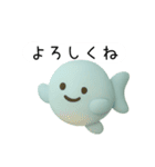 海のなかまたちのぷかぷかクレイスタンプ（個別スタンプ：20）