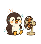 ペンギンベビーの生活 (漢字) Ver4（個別スタンプ：5）