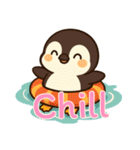 ペンギンベビーの生活 (漢字) Ver4（個別スタンプ：8）