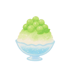 ひんやり！夏の涼しいスイーツ♥️（個別スタンプ：2）