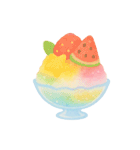 ひんやり！夏の涼しいスイーツ♥️（個別スタンプ：7）