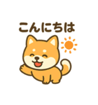 柴犬くんの夏休みスタンプ（個別スタンプ：30）