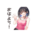 ダイエッター女子の熱い決意（個別スタンプ：2）