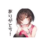 ダイエッター女子の熱い決意（個別スタンプ：7）
