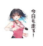 ダイエッター女子の熱い決意（個別スタンプ：11）