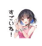 ダイエッター女子の熱い決意（個別スタンプ：27）
