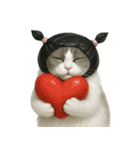 ビニール袋で束ねられた猫 （NT）（個別スタンプ：10）