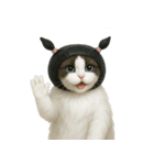 ビニール袋で束ねられた猫 （NT）（個別スタンプ：12）
