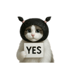 ビニール袋で束ねられた猫 （NT）（個別スタンプ：17）