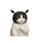 ビニール袋で束ねられた猫 （NT）（個別スタンプ：24）